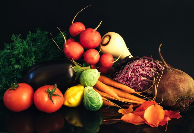 Sweet potatoes and root vegetables
